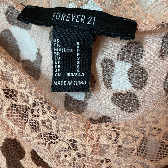 Pink Leopard Print Camisole - Picture 3 of 3